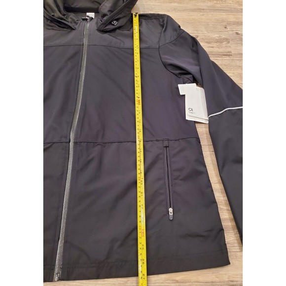 GAP Fit Hybrid Tech Hooded Full Zip Jacket Black Mens Sz XL NEW NWT $100 retail - Picture 7 of 16